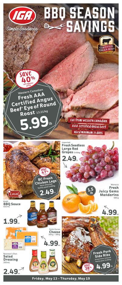 IGA Stores of BC Flyer May 13 to 19