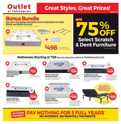 Outlet at Tepperman's Flyer May 13 to 19