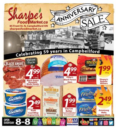 Sharpe's Food Market Flyer May 12 to 18