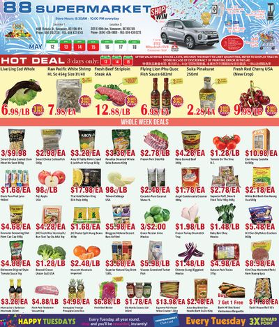 88 Supermarket Flyer May 12 to 18