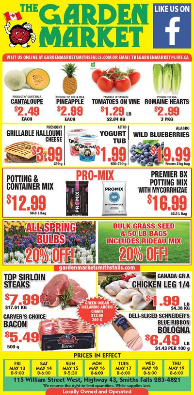 The Garden Market Flyer May 13 to 19