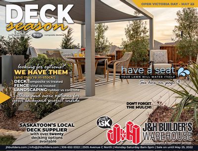 J&H Builder's Warehouse Flyer May 12 to 25