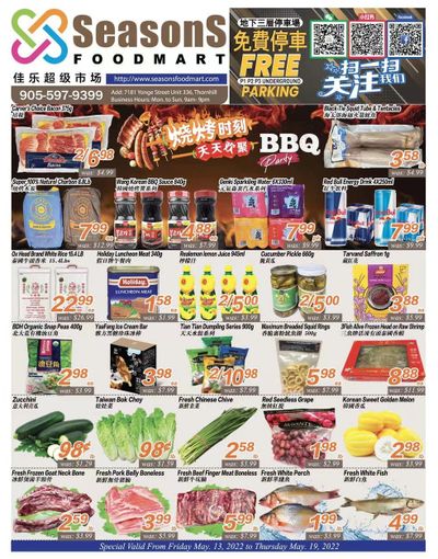 Seasons Food Mart (Thornhill) Flyer May 13 to 19
