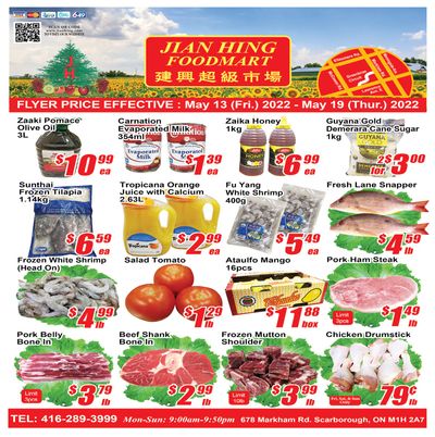 Jian Hing Foodmart (Scarborough) Flyer May 13 to 19