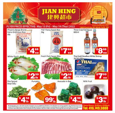 Jian Hing Supermarket (North York) Flyer May 13 to 19