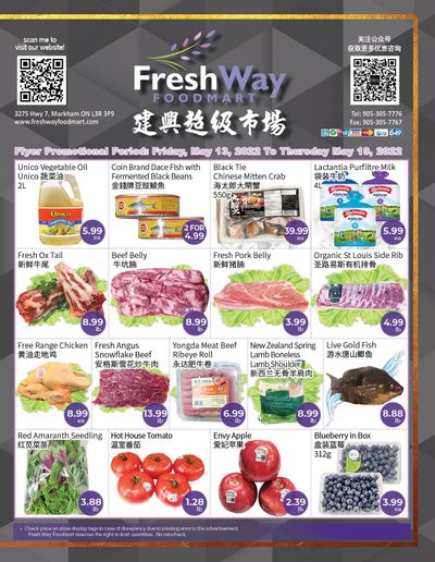 FreshWay Foodmart Flyer May 13 to 19