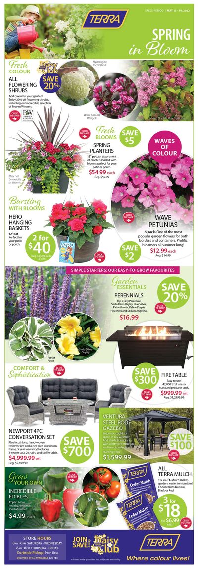 Terra Greenhouses Flyer May 13 to 19