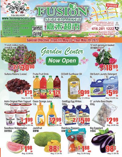 Fusion Supermarket Flyer May 13 to 19