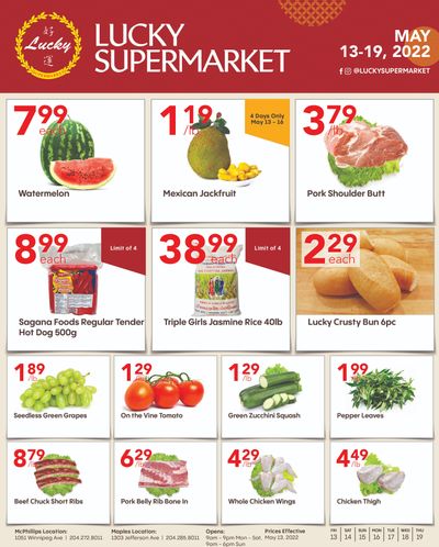 Lucky Supermarket (Winnipeg) Flyer May 13 to 19