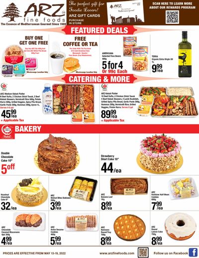 Arz Fine Foods Flyer May 13 to 19