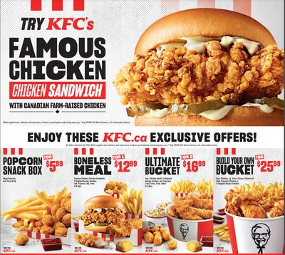 KFC Canada Coupon (Newfoundland and Labrador) Valid until June 26
