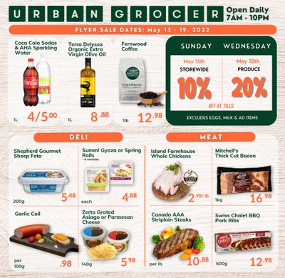 Urban Grocer Flyer May 13 to 19