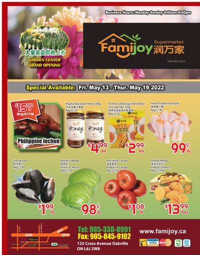 Famijoy Supermarket Flyer May 13 to 19