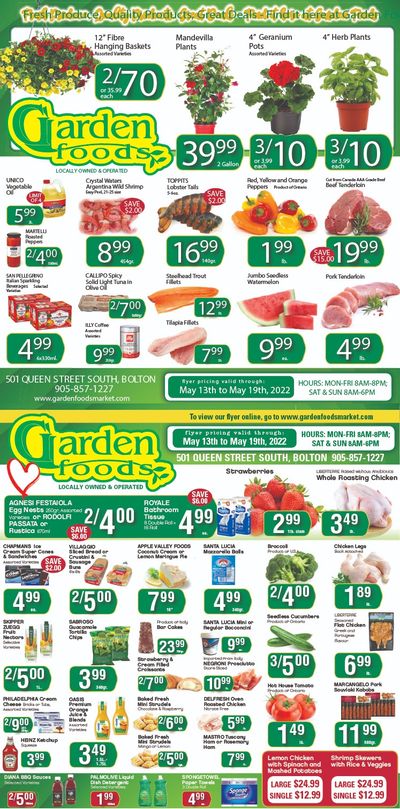 Garden Foods Flyer May 13 to 19