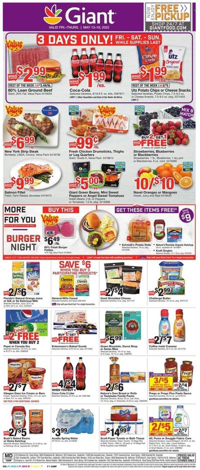 Giant Food (DE, MD, VA) Weekly Ad Flyer May 14 to May 21