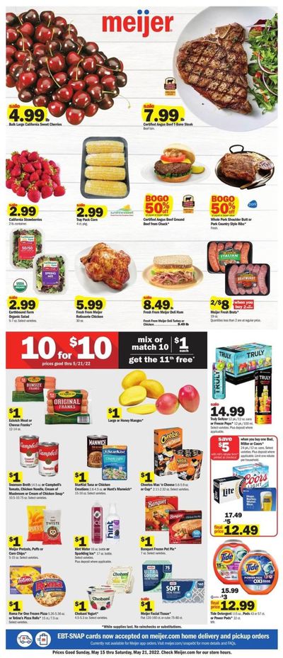 Meijer (MI) Weekly Ad Flyer May 14 to May 21