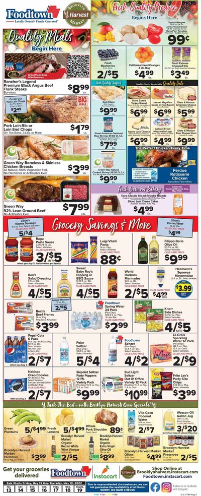 Foodtown (NJ, NY, PA) Weekly Ad Flyer May 14 to May 21