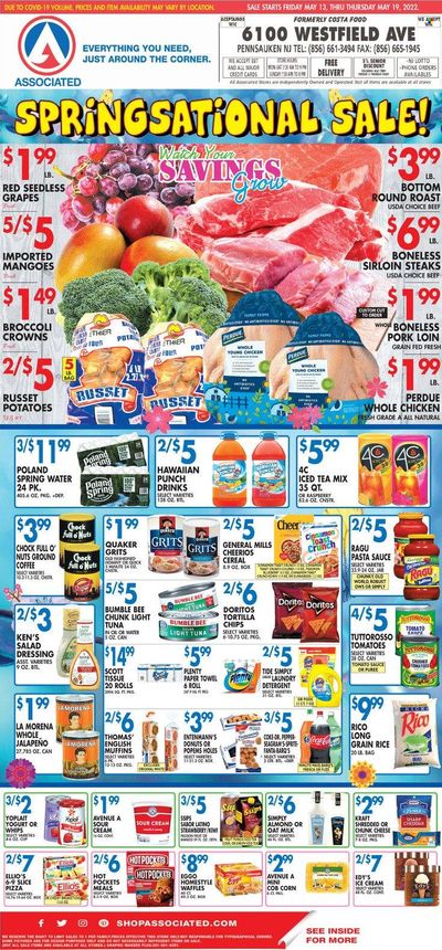 Associated Supermarkets (NY) Weekly Ad Flyer May 14 to May 21