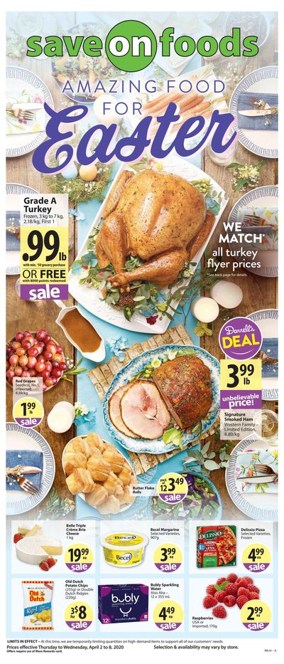 Save on Foods (BC) Flyer April 2 to 8