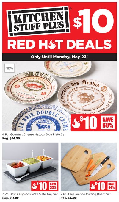 Kitchen Stuff Plus Red Hot Deals Flyer May 16 to 23