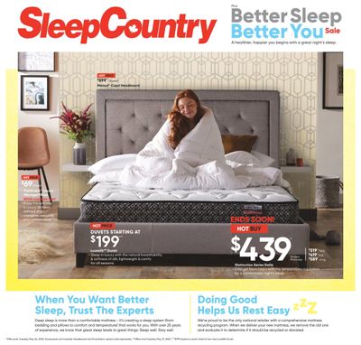 Sleep Country Flyer May 16 to 24