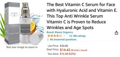 Amazon Canada Deals: Save 52% on Vitamin C Serum for Face + 25% on Bladeless Neck Fan + More Offers