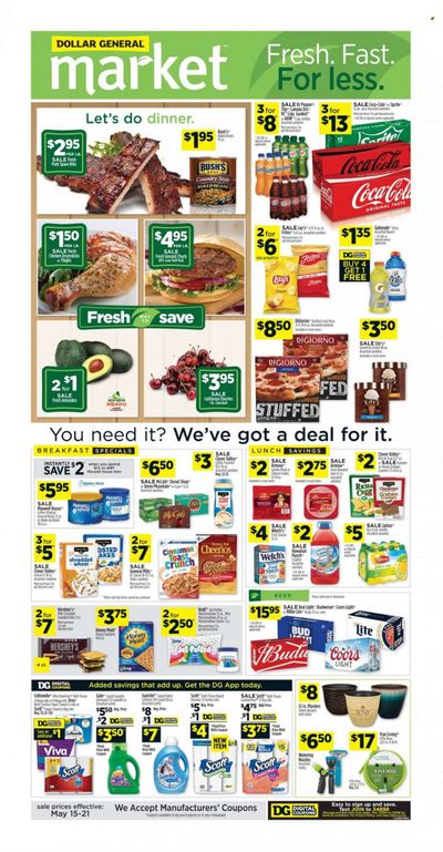 Dollar General (TN, TX) Weekly Ad Flyer May 16 to May 23