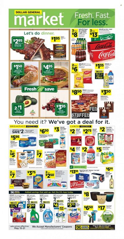 Dollar General (SC) Weekly Ad Flyer May 16 to May 23