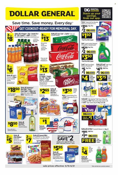 Dollar General (CA, NV) Weekly Ad Flyer May 16 to May 23