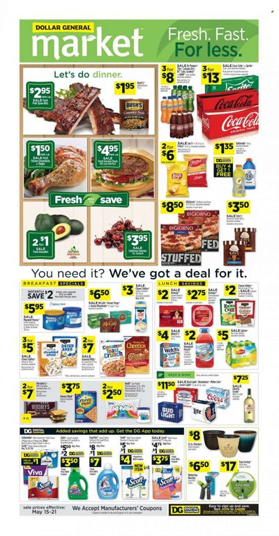 Dollar General (WV) Weekly Ad Flyer May 16 to May 23