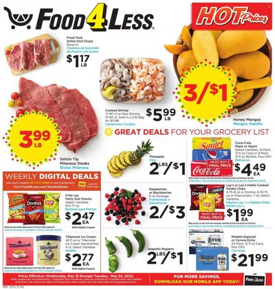 Food 4 Less (CA) Weekly Ad Flyer May 17 to May 24