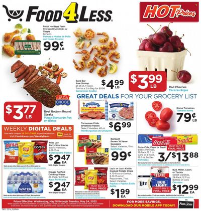 Food 4 Less (IL) Weekly Ad Flyer May 17 to May 24