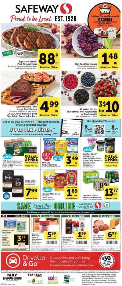 Safeway (CA, HI, OR, WA) Weekly Ad Flyer May 17 to May 24