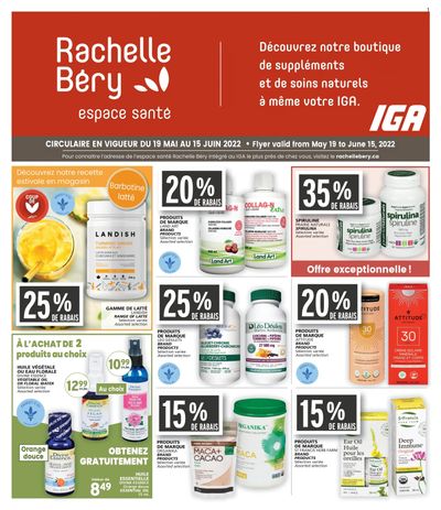 Rachelle Bery Health Flyer May 19 to June 15