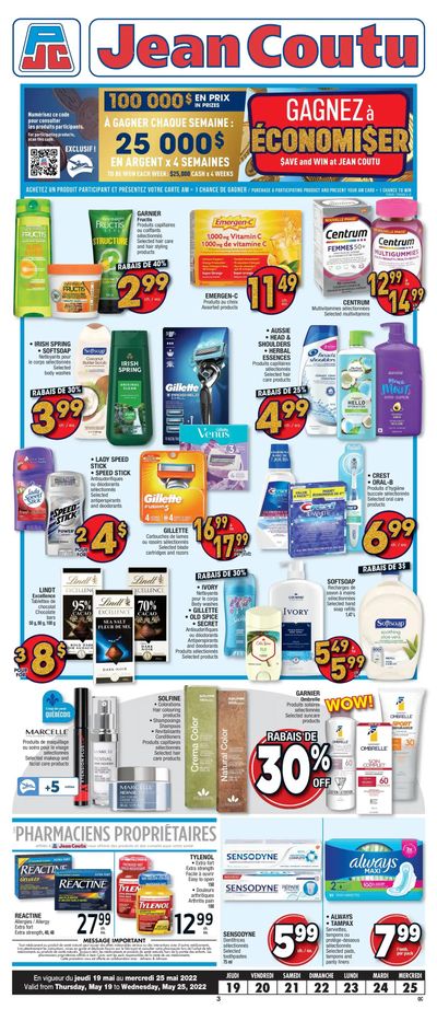 Jean Coutu (QC) Flyer May 19 to 25