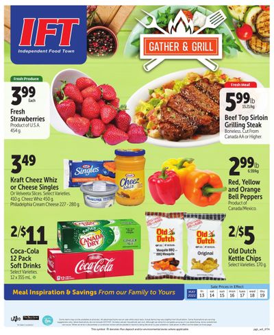IFT Independent Food Town Flyer May 13 to 19