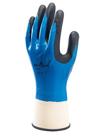 Showa 377XXL-10 Nitrile Foam Coating on Nitrile Glove with Polyester/Nylon Knit Liner, XX-Large (Pack of 12 Pairs) $42.27 (Reg $52.16)