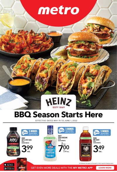 Metro (ON) BBQ Season Starts Here Flyer May 19 to June 1
