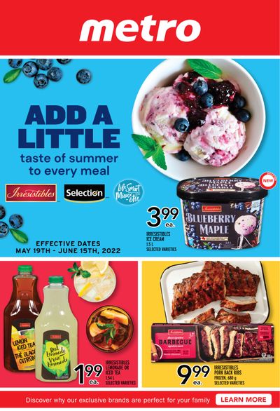Metro (ON) Add a Little Taste of Summer to Every Meal Flyer May 19 to June 15