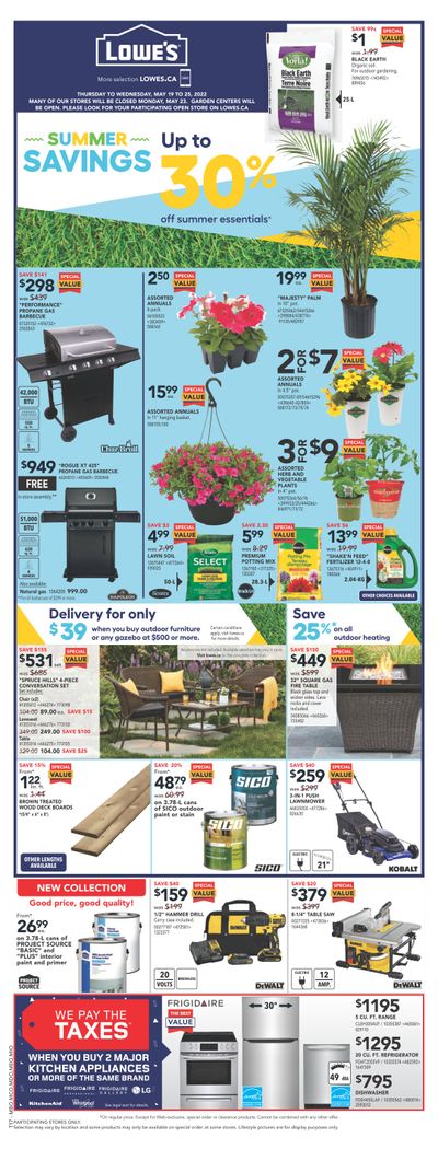 Lowe's Flyer May 19 to 25