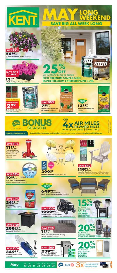 Kent Building Supplies Flyer May 19 to 25