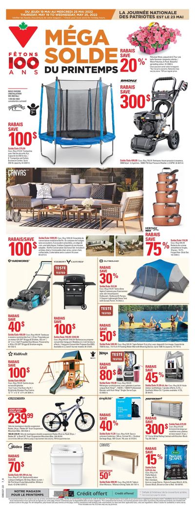 Canadian Tire (QC) Flyer May 19 to 25