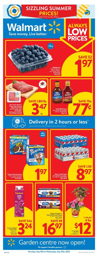Walmart (Atlantic) Flyer May 19 to 25 Walmart (Atlantic) Flyer May 19 to 25