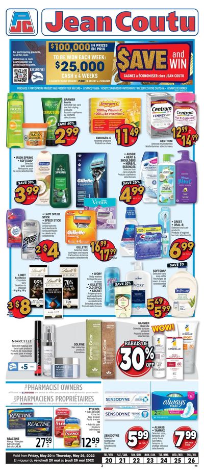 Jean Coutu (NB) Flyer May 20 to 26