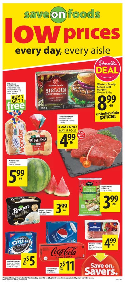 Save on Foods (AB) Flyer May 19 to 25