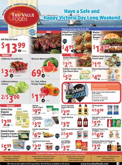 Tru Value Foods Flyer May 18 to 24