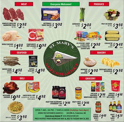 St. Mary's Supermarket Flyer May 18 to 24