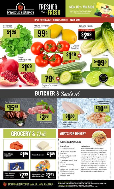 Produce Depot Flyer May 18 to 24