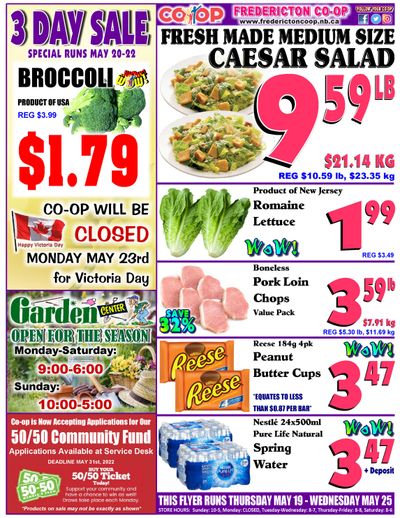 Fredericton Co-op Flyer May 19 to 25
