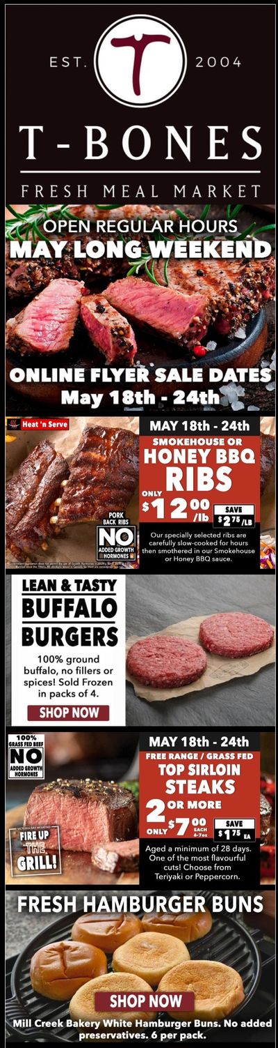 T-Bone's Flyer May 18 to 24
